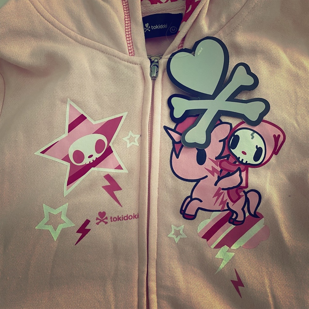 NWT Tokidoki zip up hoodie